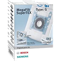 Bosch MegaFilt SuperTex Type G - Bolsas de recambio para aspiradoras - 4 unidades